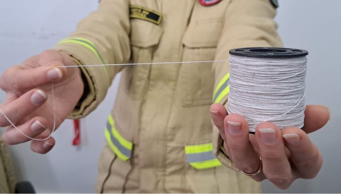 Foto: CBMPR Corpo de Bombeiros alerta para o perigo do uso de cerol e linhas cortantes em pipas